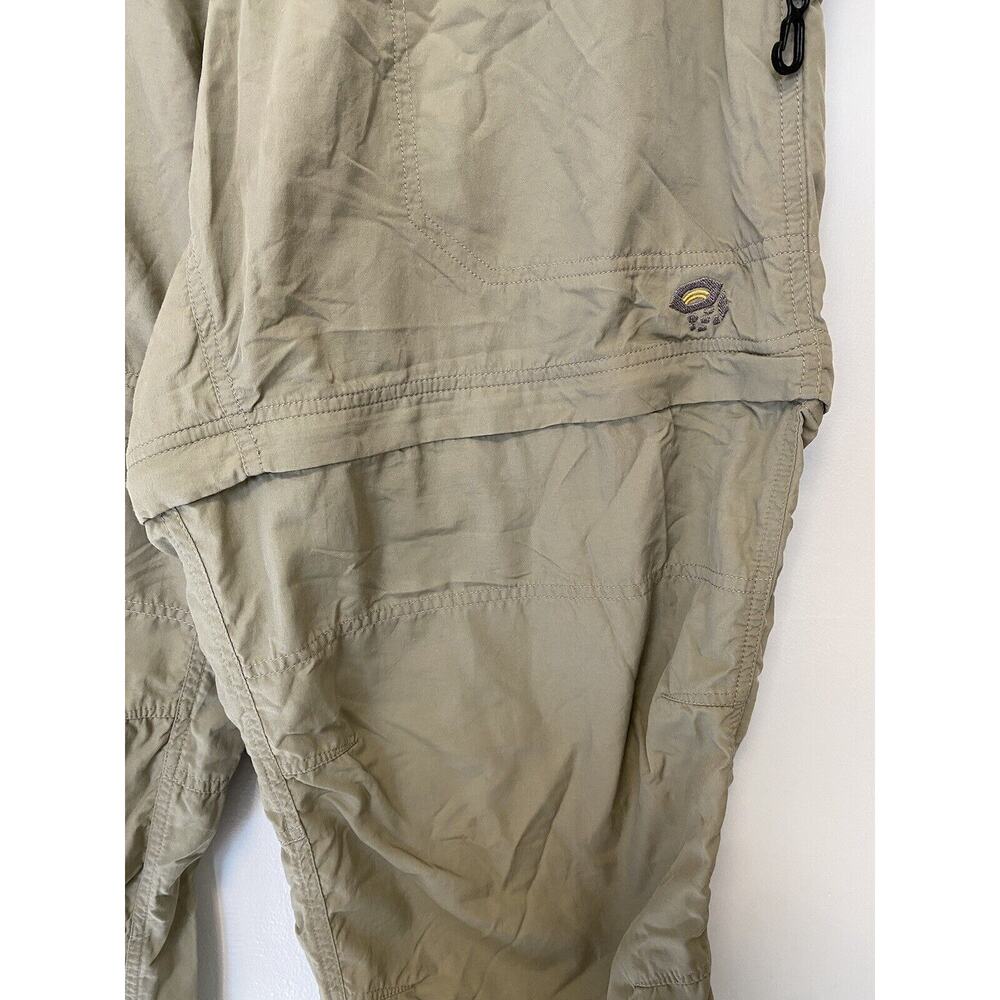 Mountain Hardwear‎ Pants Mens XL Gorpcore Beige Convertible Nylon Belt Hiking - Picture 2 of 13